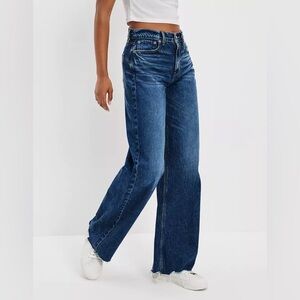 American Eagle Super High-Rise Baggy Wide Leg